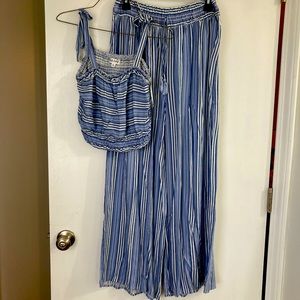 Worn Once 🎀 2 Piece Beach Jumpsuit